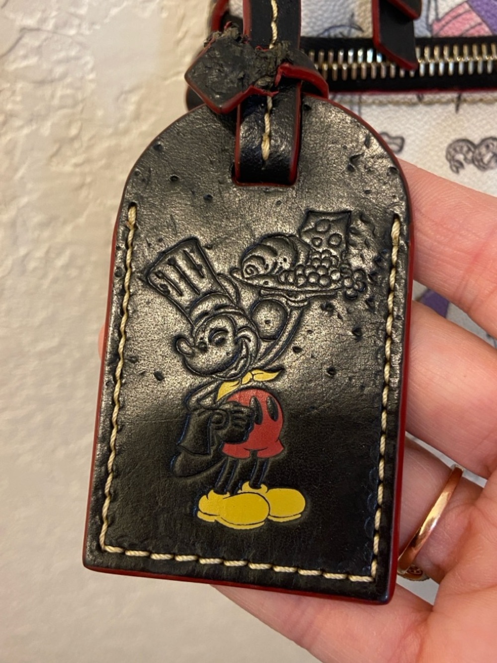 Disney Dooney & Bourke Figment Crossbody 2018 Epcot Food Wine Festival Bag READ - Picture 3 of 16